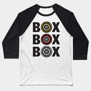 Box Box Box - F1 Pitstop Baseball T-Shirt